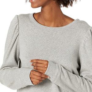Cable Stitch || Women's Puff Shoulder Sweatshirt Top